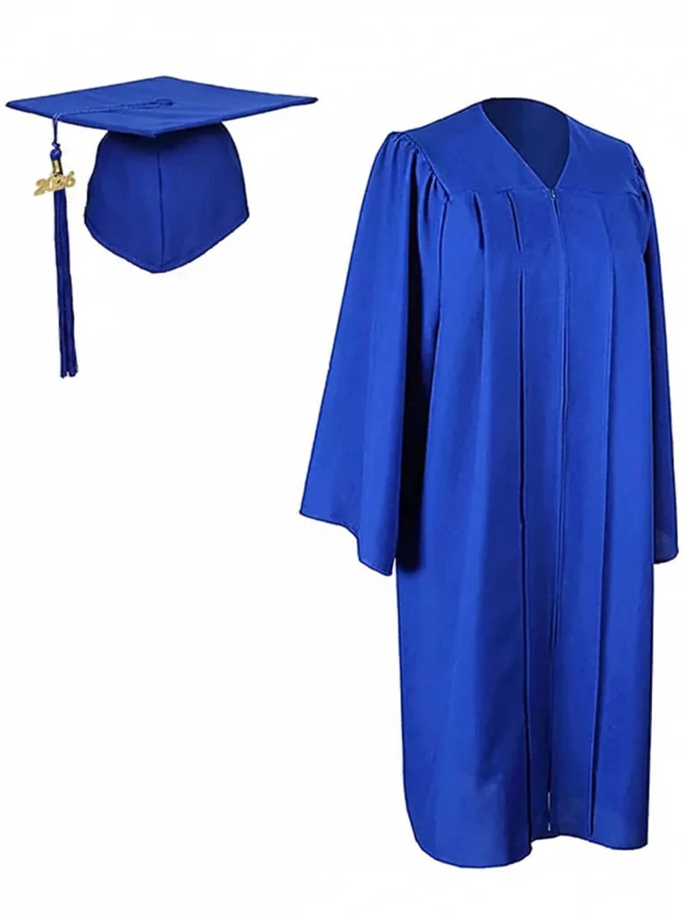 Royal Blue Graduation Gown & Cap Set